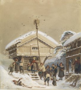 Norsk julsed av Adolph Tidemand