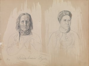 Pål Knutsen Enderud, Uvdal och en kvinna av Adolph Tidemand