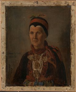 Porträtt av Anna Gulsvig av Adolph Tidemand