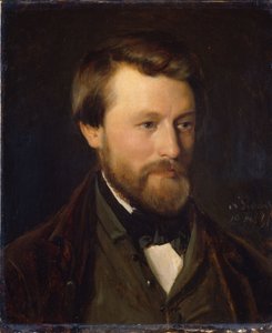 Porträtt av Emil Tidemand, konstnärens bror
