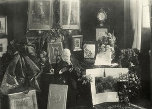 Menzel på sin 80-årsdag / foto av Adolph Menzel