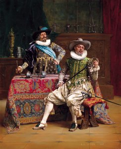 Kungens rustmästare av Adolphe Alexandre Lesrel