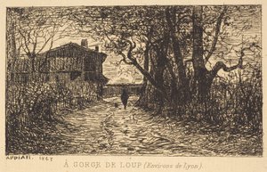 En ravin vid Loup av Adolphe Appian