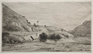 Rhônes stränder av Adolphe Appian