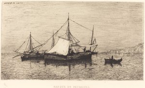 Fiskebåt av Adolphe Appian