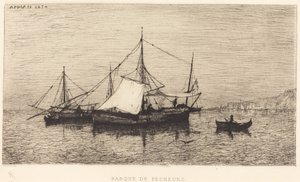 Fiskebåt av Adolphe Appian