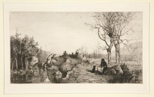 Stränderna vid Rossilon (Ain) av Adolphe Appian