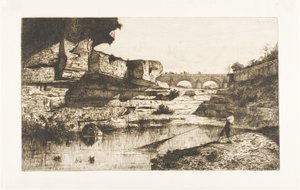 Bron vid Hautville av Adolphe Appian