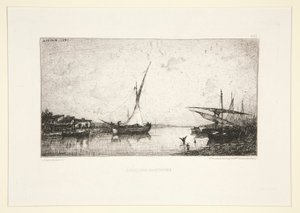 Kanal i Martigues av Adolphe Appian