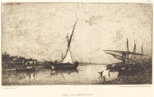 Martigues Canal av Adolphe Appian