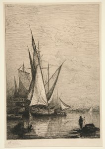 Genuas hamn av Adolphe Appian