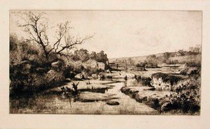 Albarines källor (Ain) av Adolphe Appian
