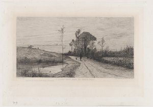 Den nya dammen nära Creys (Isère) av Adolphe Appian