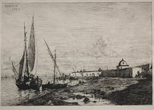 Hamnen i San Remo av Adolphe Appian