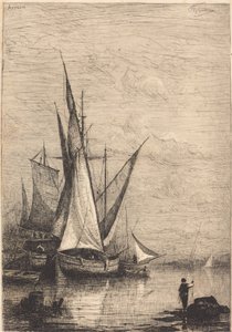Genuas hamn av Adolphe Appian