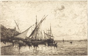 Monacos hamn av Adolphe Appian