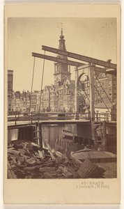 Amsterdam. Quai Raamgracht. av Adolphe Braun