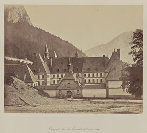Klostret i Grande-Chartreuse. av Adolphe Braun