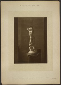 [Amor och Psyke av Pradier / Musee Louvre] av Adolphe Braun