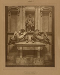 [Michelangelos Medici-grav, Florens] av Adolphe Braun
