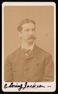 Porträtt av Charles Loring Jackson 1847-1935, cirka 1887.