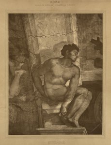 Rom - Vatikanpalatset, Sixtinska kapellet, Michelangelo av Adolphe Braun