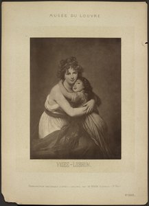 [”Konstnären och hennes dotter”, av Vigee-Lebrun, Musée du Louvre] av Adolphe Braun