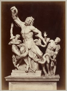 Laokoon i Vatikanmuseet av Adolphe Braun