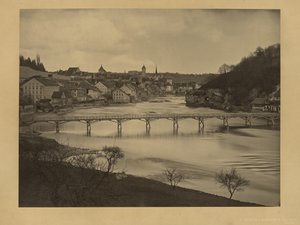 [Utsikt över Schaffhausen, Schweiz]