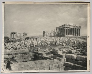 Utsikt över Parthenon av Adolphe Braun and Co.