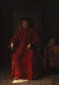Domare i röd mantel av Adolphe Charles Edouard Steinheil
