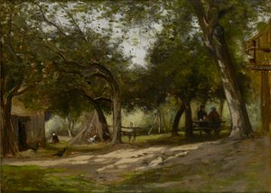 Landskap med gård, 1830-1880