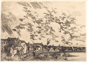 By vid kanten av en flod av Adolphe Hervier