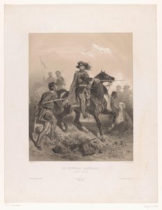 General Giuseppe Garibaldi som befälhavare i slaget vid Varese Le Général Garibaldi (titel på objekt)