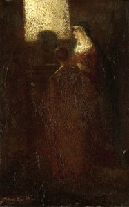 Vid altaret av Adolphe Joseph Thomas Monticelli