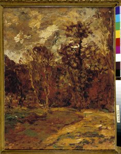 Höstlandskap av Adolphe Joseph Thomas Monticelli