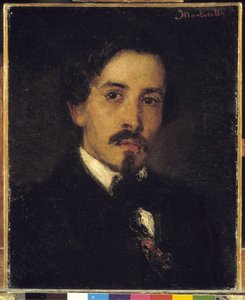 Förmodat porträtt av målaren Ferdinand Viola, 1859 (olja på duk) av Adolphe Joseph Thomas Monticelli