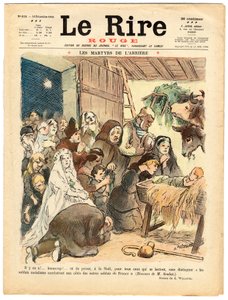 Omslag till "" The Red Laughter", Satirical in Colors av Adolphe Leon Willette