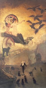 De svarta katterna av Adolphe Leon Willette
