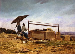 The Stone Cutter (olja på duk)