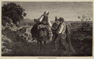 Spanska tiggare av Adolphe Pierre Leleux