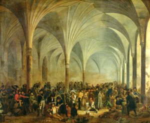 Fransmännens och ryssarnas militärsjukhus i Marienburg i juni 1807, 1808