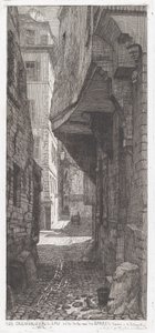 Rue Grenier vid vattnet, bredvid rue des Barres