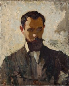 Self Portrait Study, ca 1912 (olja på duk)