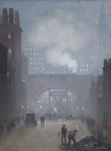 York Street som leder till Charles Street, Manchester