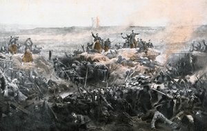 Intagande av Malakoff av den franska armén, 1855 av Adolphe Yvon