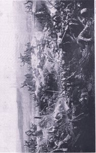 Fransmännens intagande av Malakoff, illustration från British Battles on Land and Sea, 1915 av Adolphe Yvon