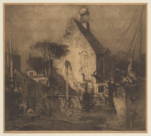 Rivningspistolgjuteri Haag (originaltitel på objektet) av Adriaan J. van 