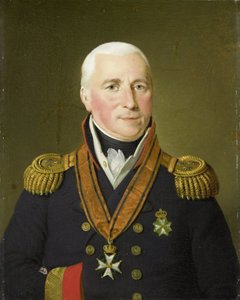 Porträtt av Gerrit Verdooren (1757-1824), viceamiral
