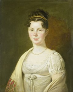 Porträtt av Wilhelmina Maria Haack (1786-1857), Gerrit Verdoorens fjärde fru
